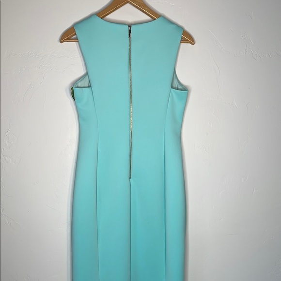 Calvin Klein Elegant Tiffany Blue Sleeveless Dress - Picture 4 of 7